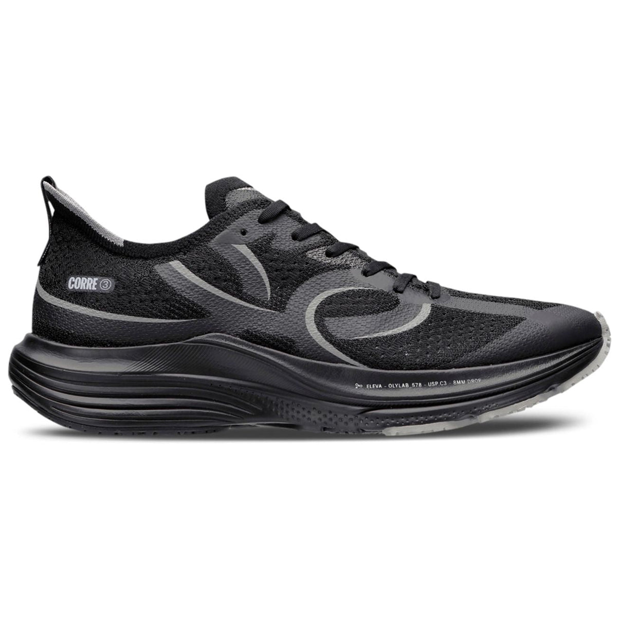 Tênis Olympikus Corre 3 Preto Preto